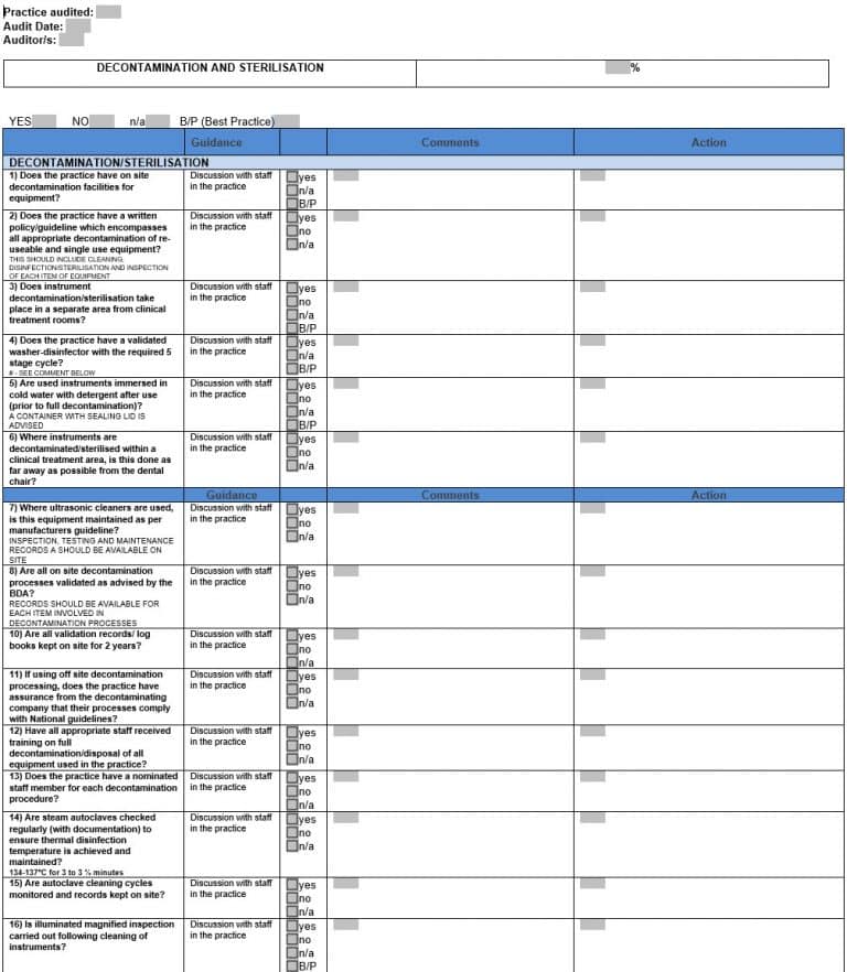 Chart Audits Find The Following Practice Errors Dental Chart Audit Template at Sandra Moody blog